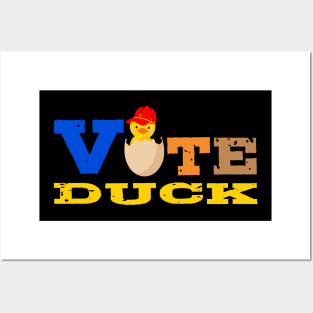 Vote Duck presidente, Gift for boyfriend, Gift for dad, Gift for him Posters and Art